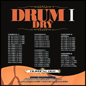 サンプリングCD-ROM「DRUM1 DRY」